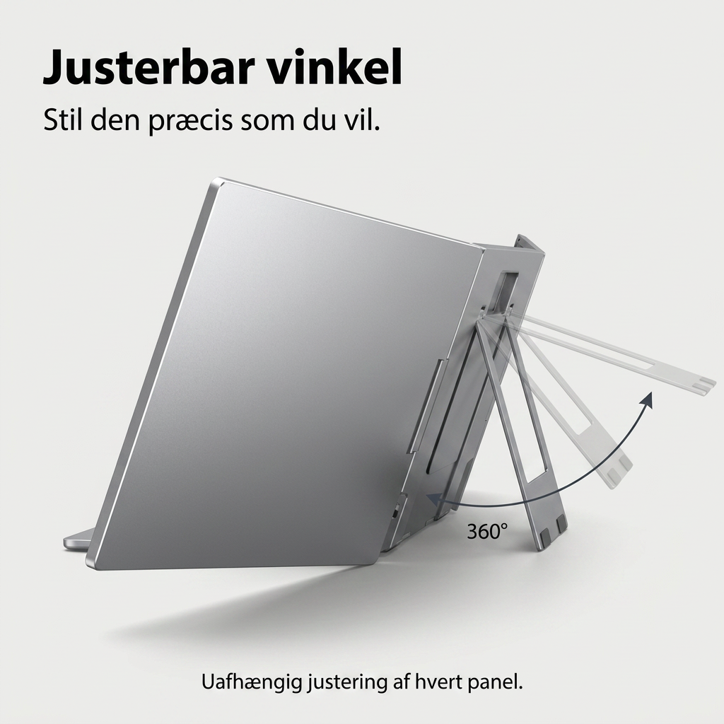 Alu Pro Bærbar Duo Skjermutvider