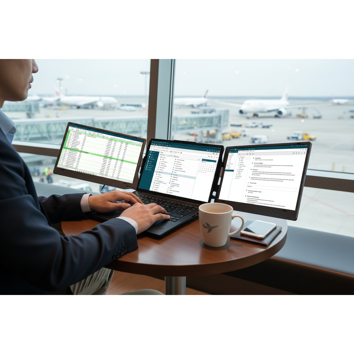 Én laptopskjerm er ikke nok for en ordentlig arbeidsdag