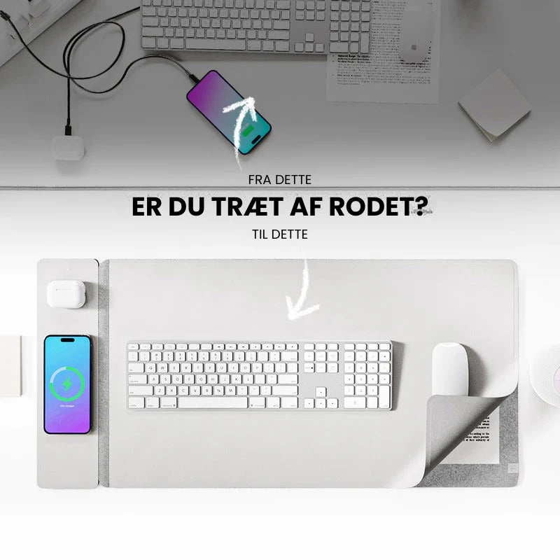 Trådløs Ladematte for Skrivebord