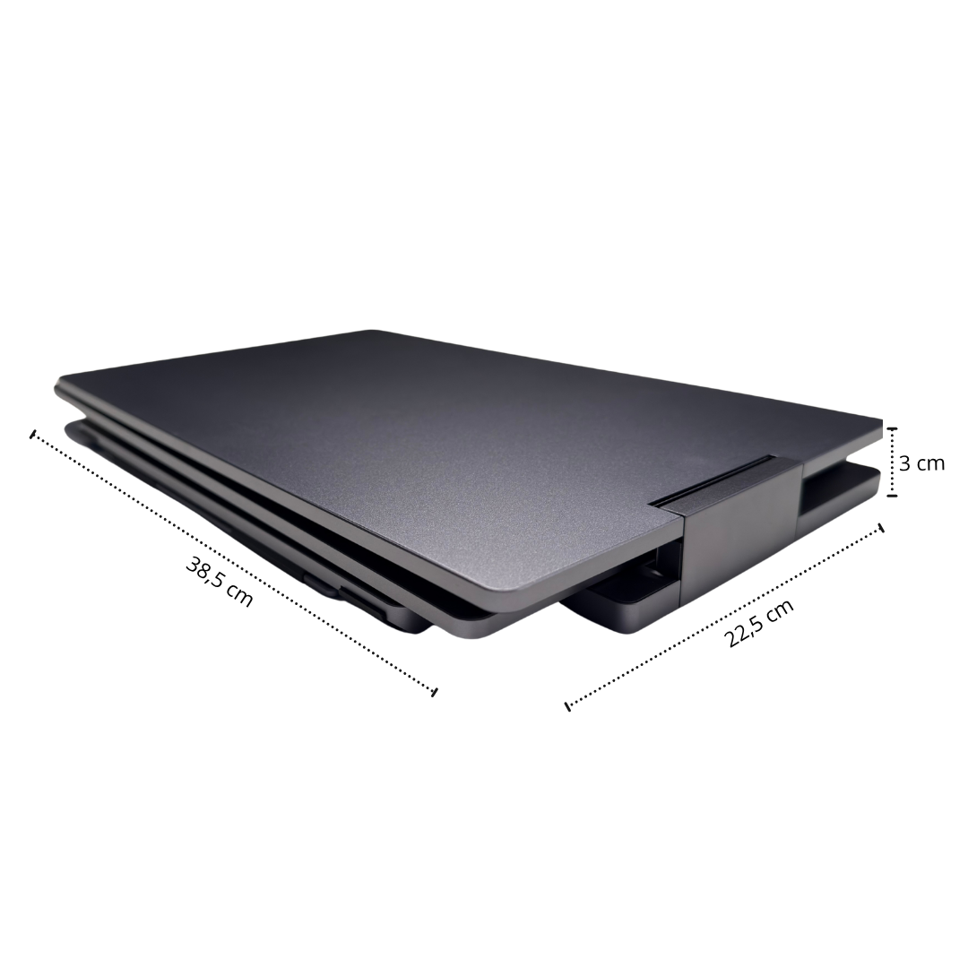 15,6" sammenbrettet