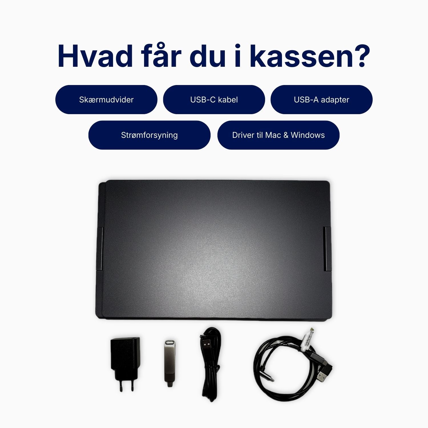 Alu Pro Bærbar Duo Skjermutvider