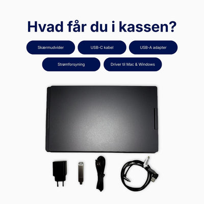 Alu Pro Bærbar Duo Skjermutvider