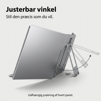 Alu Pro Bærbar Duo Skjermutvider