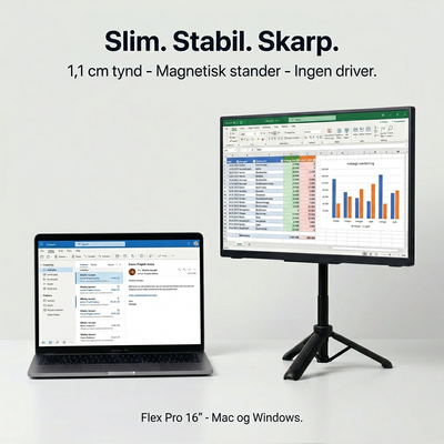 Bærbar Skjerm Flex Pro – 16"