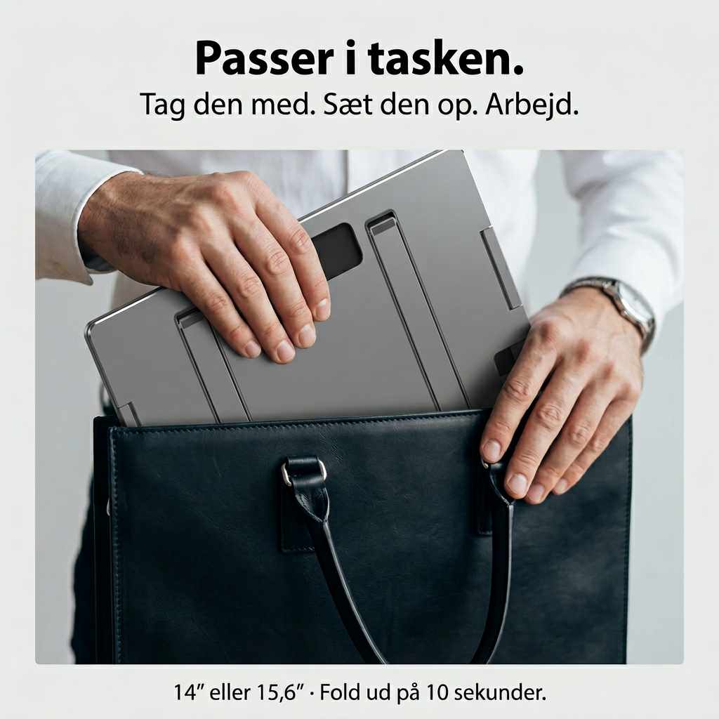 Alu Pro Bærbar Duo Skjermutvider